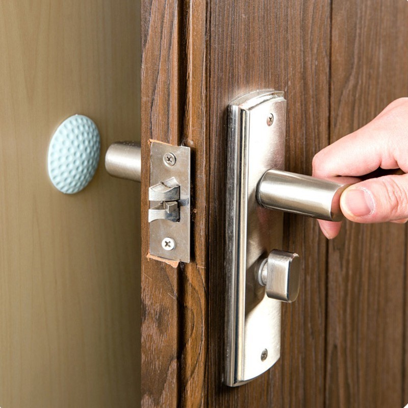 แผ่นยางซิลิโคนกันประตูกระแทกผนัง ติดตั้งสะดวกด้วยสติกเกอร์แถบกาว ป้องกันรอยกระแทก ใช้ได้กับทุกพื้นผิว - รูปที่ 6