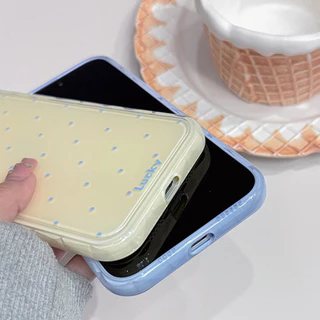 Dots Candy เคสโทรศัพท์สําหรับ iPhone 17ProMax 16Pro 15 14 13 12 Pro Max ครอบคลุมเต็มรูปแบบกันกระแทก Double Layer ป้องกันอะคริลิค