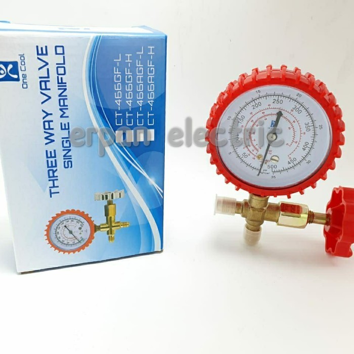 MERAH SINGLE MANIFOLD R12 - R22 RED -OG78