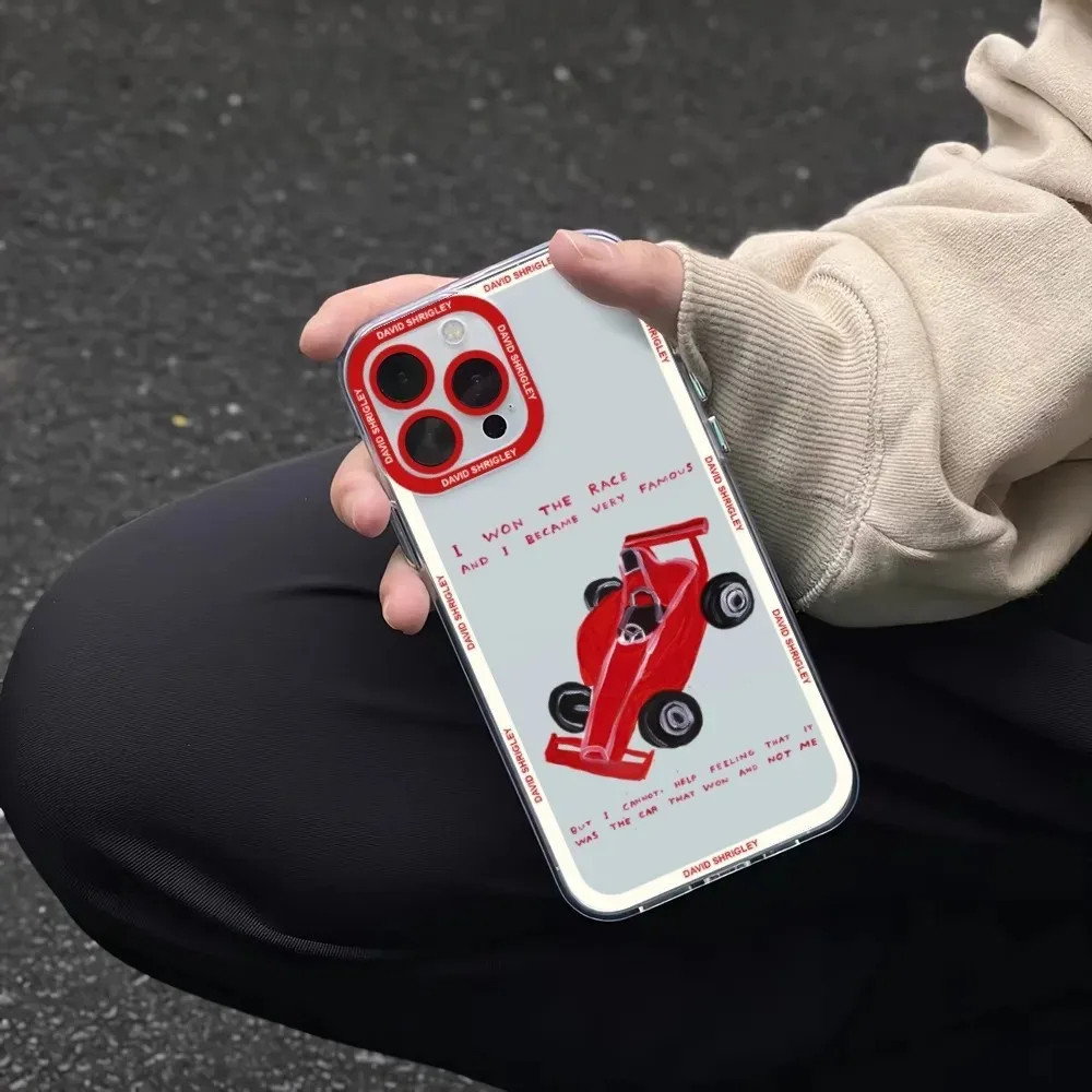 เคส iPhone Square Edge Samsung Xiaomi Oppo F1 Racing Car Painting Aesthetic Racing Car
