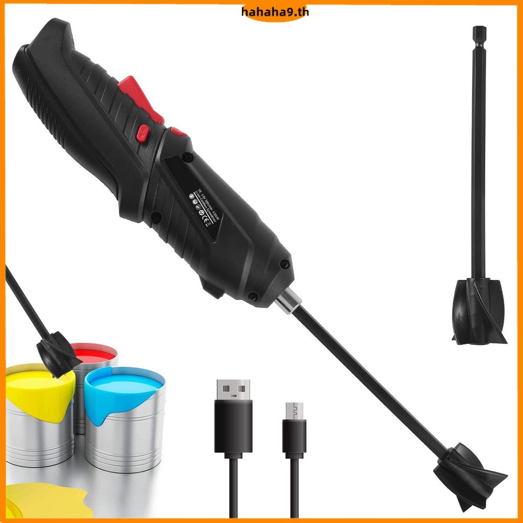 เครื่องผสมเรซินอีพ็อกซี่ไฟฟ้า USB ชาร์จเครื่องกวนเรซินพร้อม 2 พายกวนสําหรับฟอง Minimizing SHOPTKC4742