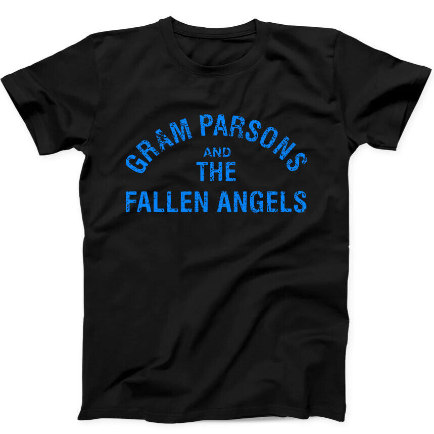 Gram Parsons And The Fallen Angels Folk Rock Music เสื้อยืดสีดํา