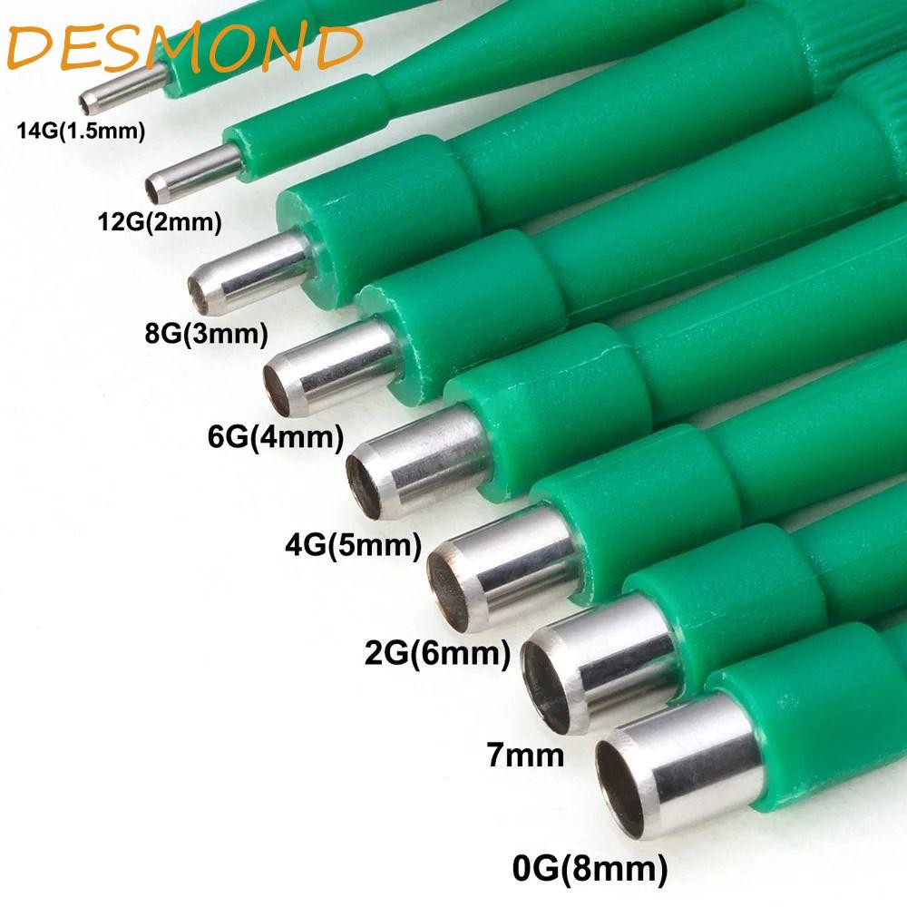 Desmond Body Piercing เครื่องมือ,สแตนเลสอะคริลิค Dermal Puncher,ทิ้งจมูกสตั๊ดหู Catheter Gauge Dermal เจาะเครื่องมือเจาะผิว