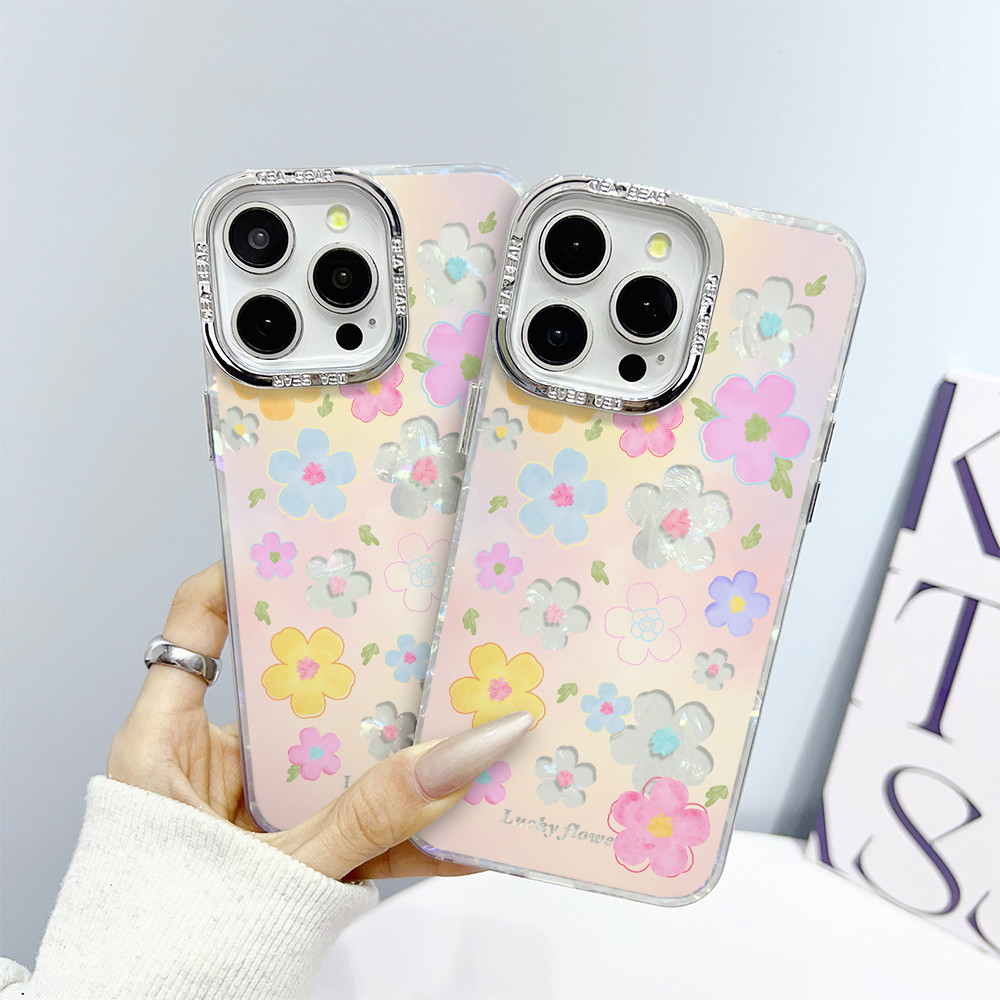 💖Stars💖เข้ากันได้ โทรศัพท์ไอโฟน iPhone 16PROMAX 15PROMAX 14PRO 11PRO 12 11 บุคลิกภาพ กรณีโทรศัพท์มือ