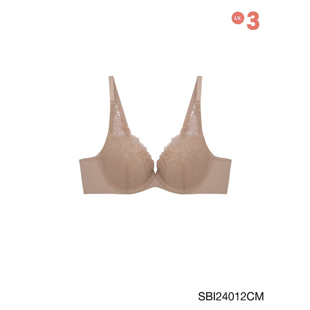 Sabina Modern V Level 3 เสื้อชั้นใน  มีโครง รหัส SBI24012CM - สีช็อคโกแลต