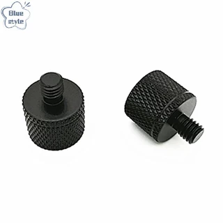 Bluestyle สกรูแปลง Dual Nuts ขาตั้งกล้อง Mount สกรู 1/4 ถึง M4 M5 M6 M8 M10 นิ้วโปรเจคเตอร์ Bracket อะแดปเตอร์แปลงสําหรับกล้องขาตั้งกล้องการถ่ายภาพอุปกรณ์เสริมใหม่