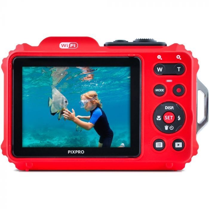 KODAK WPZ2 RD6 4X WATERPROOF/KODAK MICRO SD 16 GB/BATTERY 2.7" 230k-Dot LCD Monitor