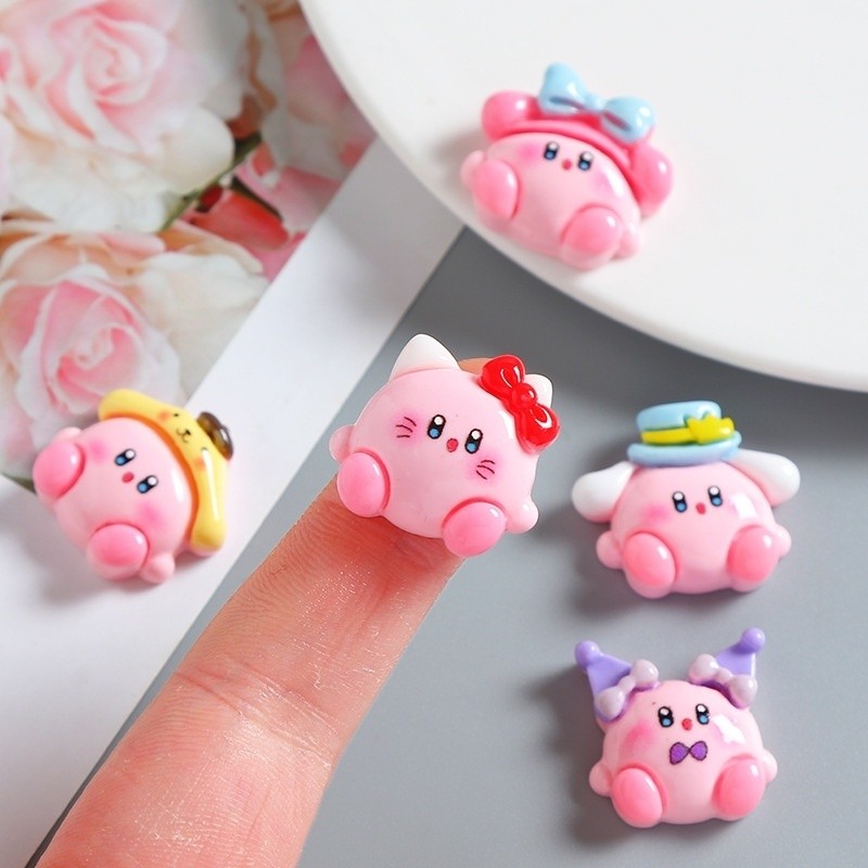 [100ในสต็อก] การ์ตูนน่ารักดาว Kabi DIY ครีมกาวเคสโทรศัพท์มือถือกระเป๋าวัสดุทำด้วยมือเครื่องประดับผมอุปกรณ์เรซิน