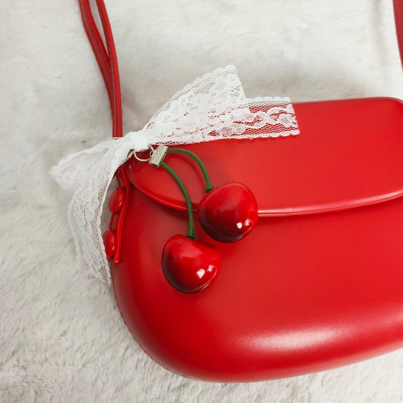 bag_1(BAG2308) พวงกุญแจ-เชอร์รี่โบว์ ที่ห้อยกระเป๋า+ห้อยมือถือ