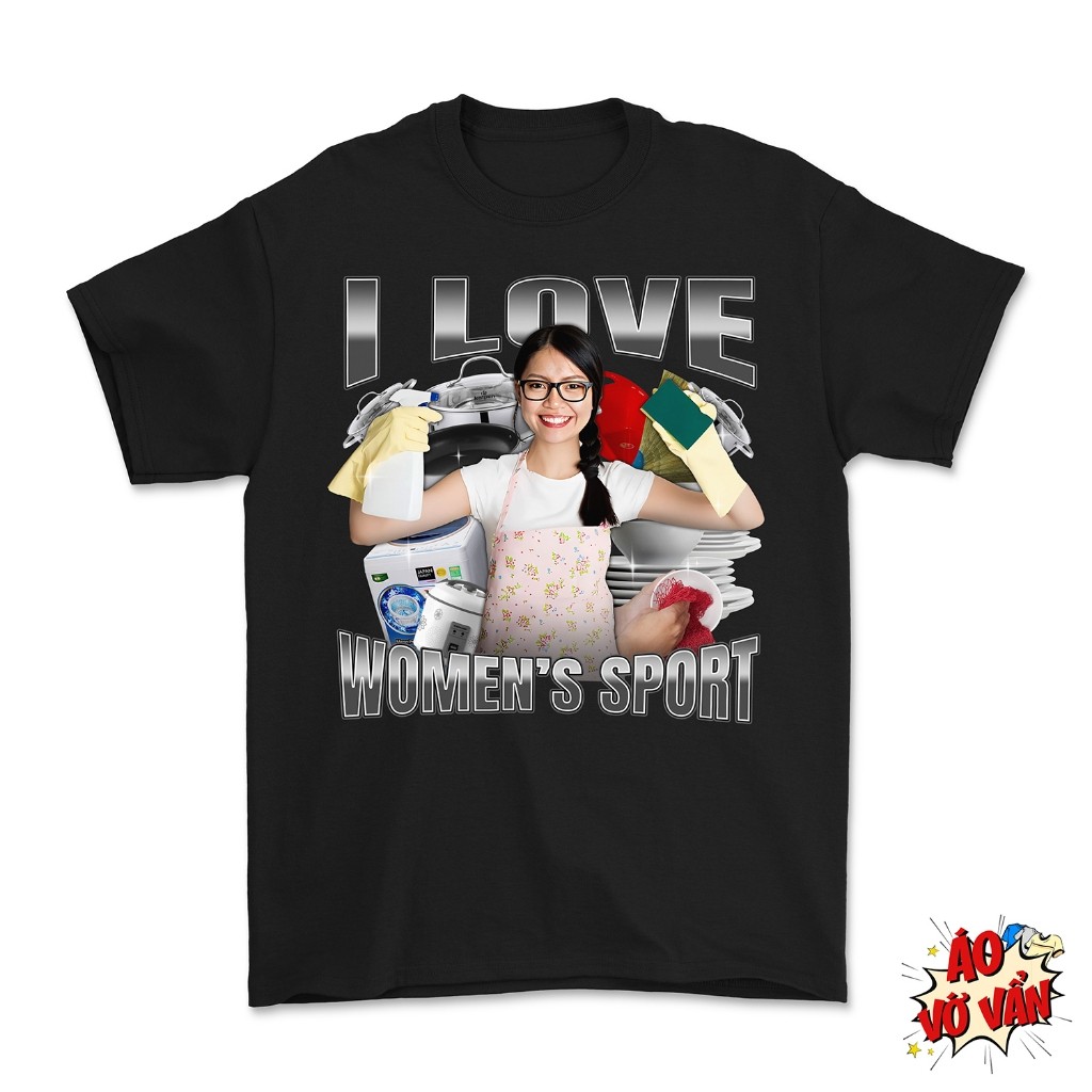 S-5XL เสื้อ Nonsense - เสื้อยืดกีฬาผู้หญิง I Love I Love ผู้หญิง ข้อความตลก me ตลก -  ผู้ชายและผู้หญ