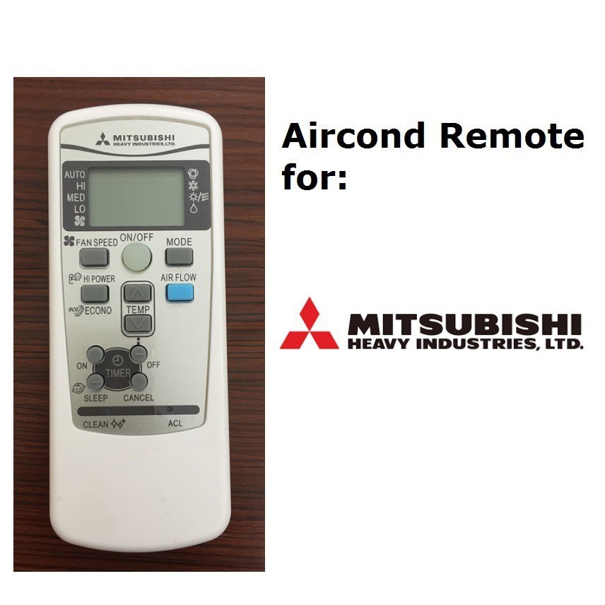 สําหรับ Mitsubishi heavy industries aircond รีโมทคอนโทรล SRK40-HG RKX502A007B