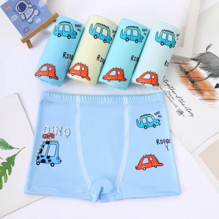 แพ็ก 5 ชิ้นสุดคุ้ม! กางเกงในเด็กชาย ทรง Boxer สำหรับเด็ก 1-8 ขวบ ผ้านิ่ม ใส่สบาย ไม่ม้วนขอบ ระบายอากาศดี Y30