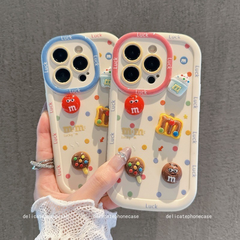 เข้ากันได้กับ iPhone 16 Plus iPhone 15 Pro Max iPhone 13 14 iPhone 11 Pro เคสโทรศัพท์น่ารัก WH-RLPFK87&88-GS