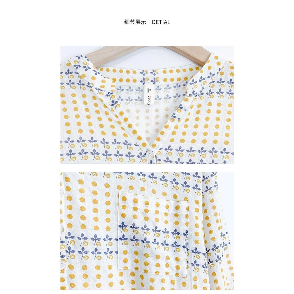Dahong เสื้อแขนสั้นพิมพ์ลายดอกไม้ รุ่น 99052 thumbnail 8