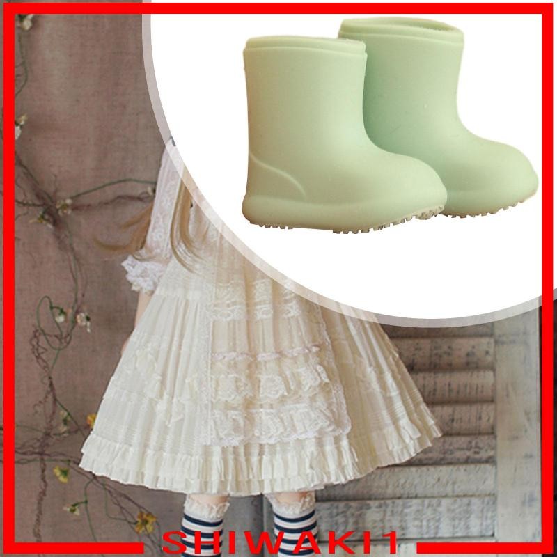 [ชิวากิ1] รองเท้าตุ๊กตารองเท้าฝนสําหรับ1/12ตุ๊กตา บีเจดี อบ11ตุ๊กตารองเท้าน่ารัก พี เชือก นุ่มกันน้ําตุ๊กตาอุปกรณ์เสริมสไตล์มินิ - รูปที่ 4