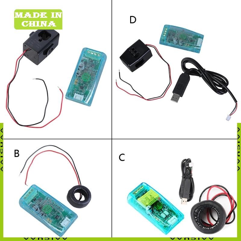 Aa PZEM-004T โมดูลการสื่อสารพร้อมที่อยู่อาศัย PC TTL Modbus-RTU AC เฟสเดียว