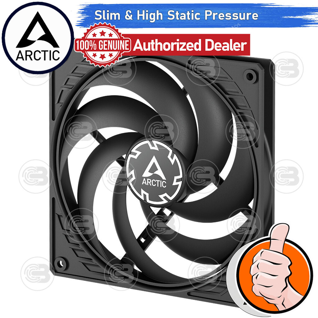 [CoolBlasterThai] ARCTIC P14 SLIM PWM PST (size 140 mm.) PC Fan Case ประกัน 6 ปี