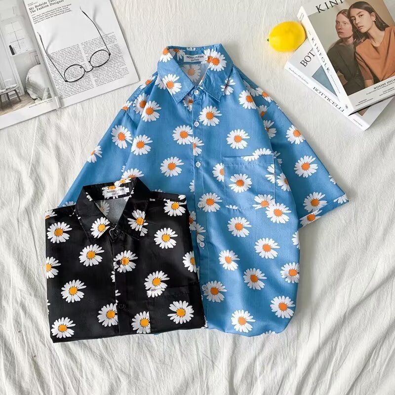 เอร์เชนชิ เสื้อลายดอกไม้แขนสั้น เสื้อคู่สงกรานต์ thumbnail 6