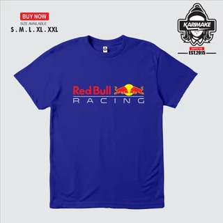 [ส่งเดี๋ยวนี้] ขายร้อนเสื้อยืดแขนสั้น ROUND คอลูกเรือเสื้อยืดS-5XL Karimake Racing F1 REDBULL RED BULL MAX VERSTAPPEN 33