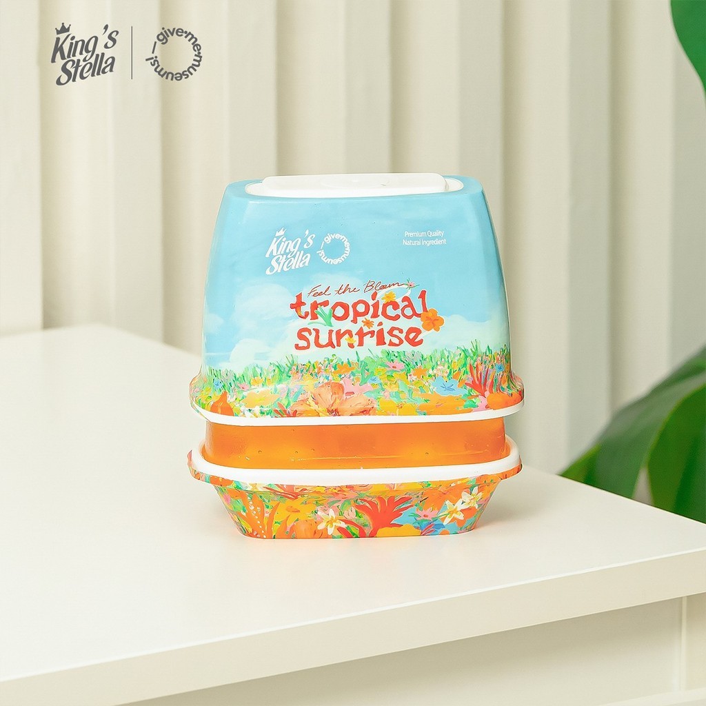 King's Stella คิงส์สเตลล่า เจลหอมปรับอากาศ 180g เจลหอมปรับอากาศ สดชื่น ท่ามกลางสวนดอกไม้ 4 สไตล์ - รูปที่ 6