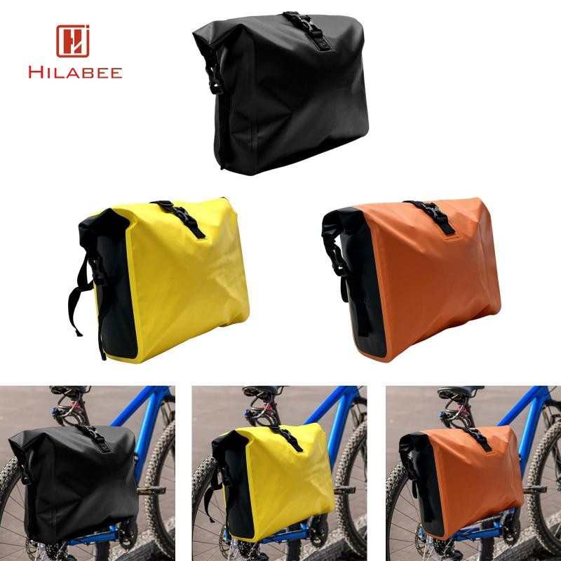 Hilabee กันน้ําจักรยาน Pannier อานกระเป๋าสําหรับ Commute Mountain Road Bike Commuting