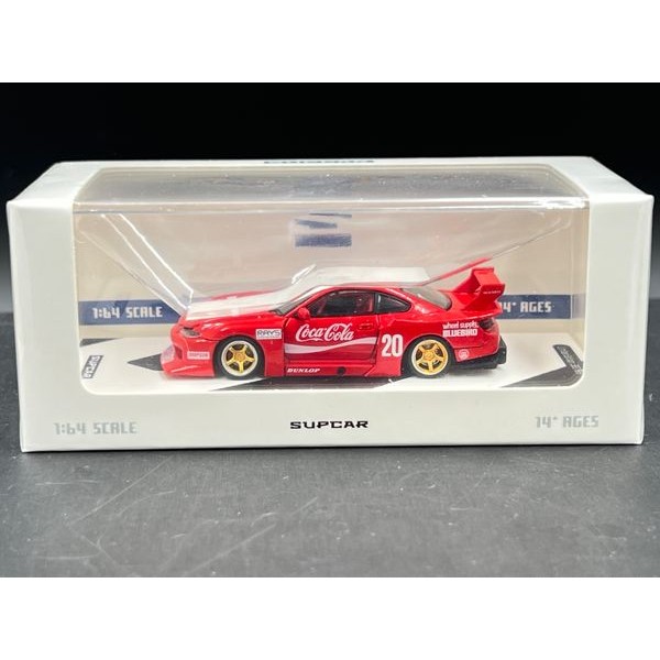 SUPCAR 1:64 
Coca Cola Diecast Model.
S15 Ordinary.