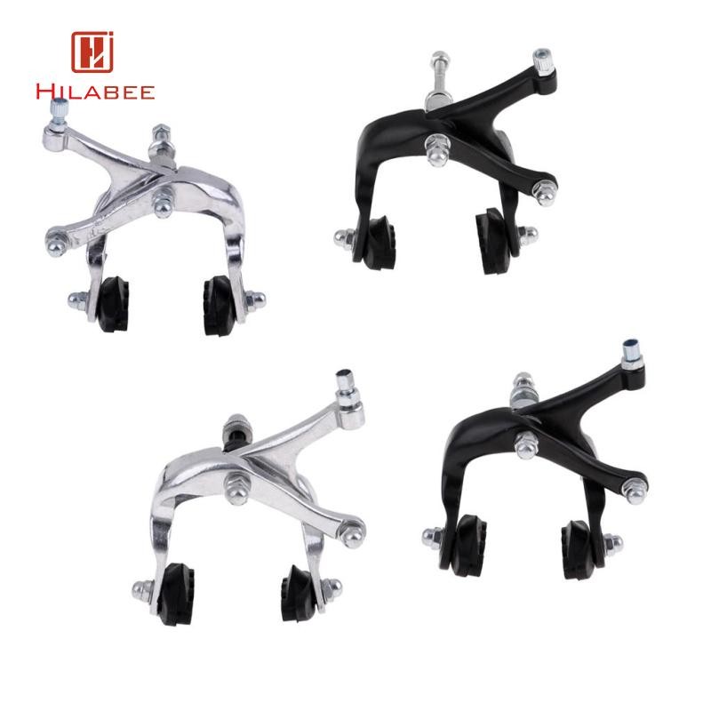 Hilabee 1 ชุดจักรยานน้ําหนักเบายาว Reach Road Calipers ด้านหน้าด้านหลัง C-เบรคอะไหล่