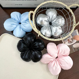 ที่รัดผม Hair Ties ฟองน้ำดอกไม้ เชือกผูกผมดอกไม้ใหญ่ ยางรัดผมหางม้า เกาหลี Ins เครื่องประดับผม