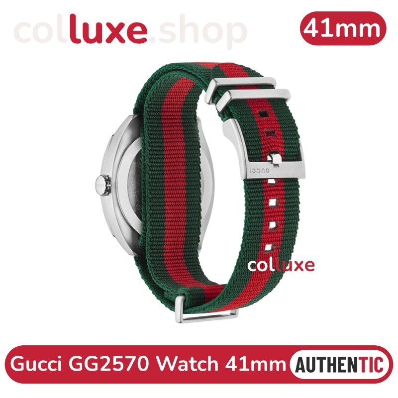 👜⌚กุชชี่ GUCCI นาฬิกาข้อมือ รุ่น GG2570 Watch 41mm Code: 446009 I1820 8652