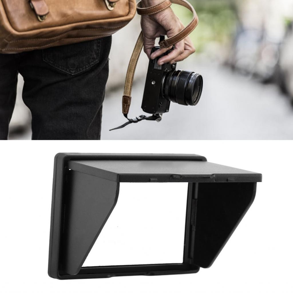 กล้องหน้าจอ LCD Hood Sun Shade Sunshade สําหรับ A7/A7M2/A7R2/A7M3/A9 3.0 นิ้ว