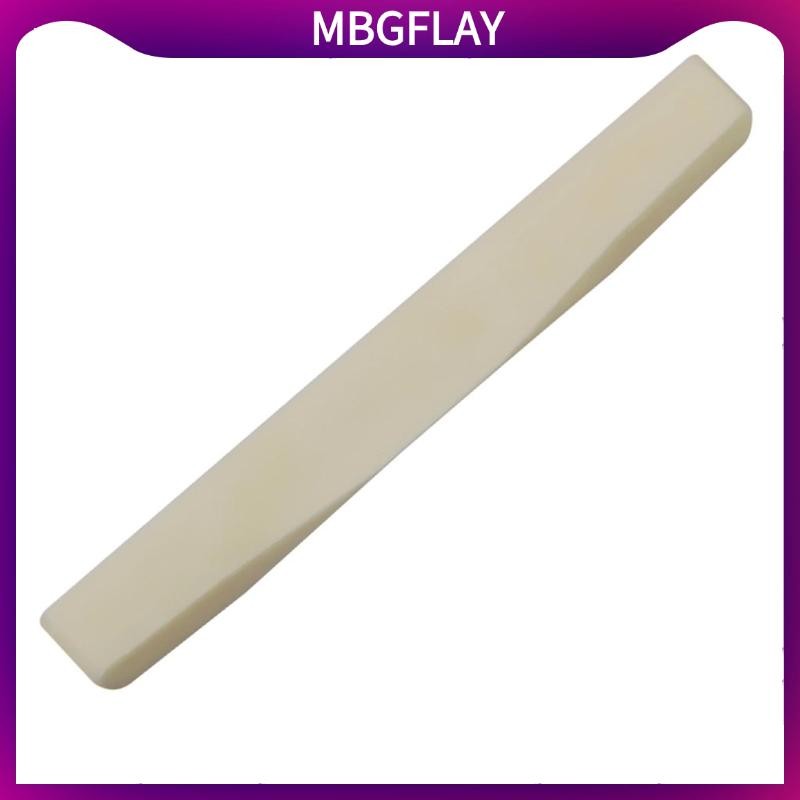 [mbgflay] Bridge Saddle For Acoustic Compensated Guitar Replacement Part 75mm
