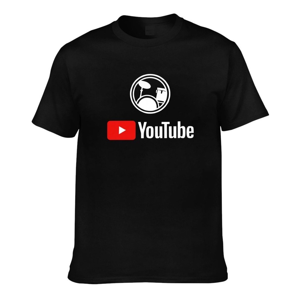 Pyrum Drumsrum Subscribe (2) เสื้อยืดพิมพ์กราฟิกผู้ชายแฟชั่น