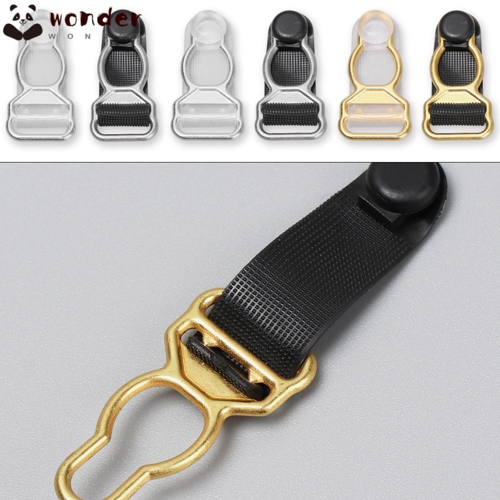 Wonder คลิปหนีบถุงน่อง ถุงเท้า อัลลอย 10 12 มม. อุปกรณ์เสริม สําหรับรัดขา 10 ชิ้น