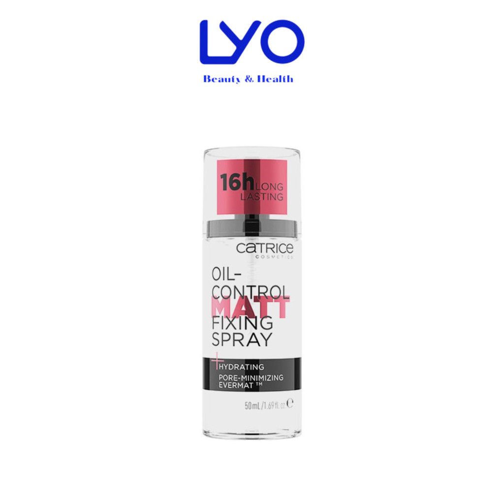 Catrice Oil-Control Matt Fixing Spray 16h Smooth, Long-Lasting Makeup 50ml