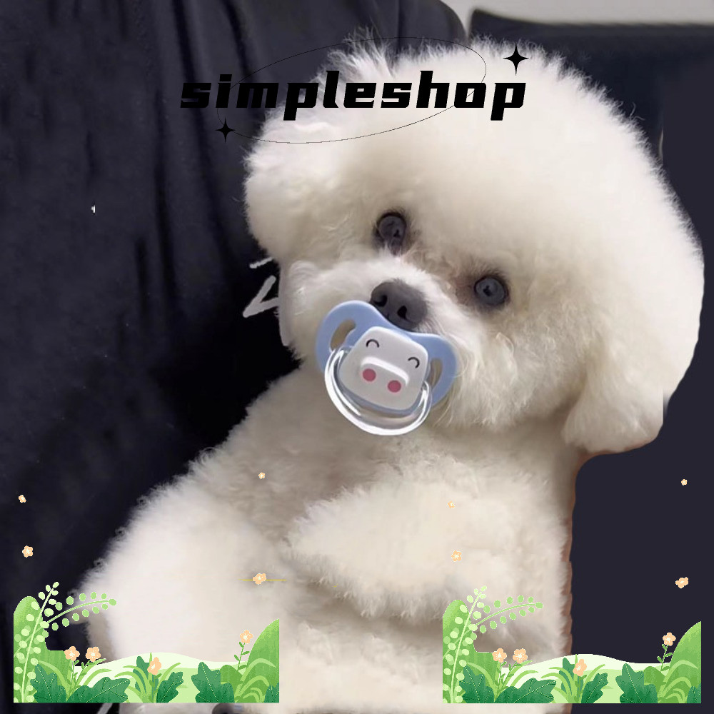 จุกนมปลอม แบบนิ่ม ของเล่นสําหรับสัตว์เลี้ยง แมว