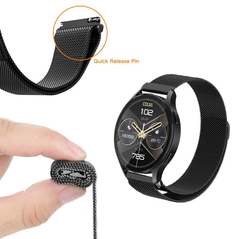 สายสแตนเลสสําหรับ COLMI i28 Ultra smartwatch อุปกรณ์เสริมสายนาฬิกาอัจฉริยะ