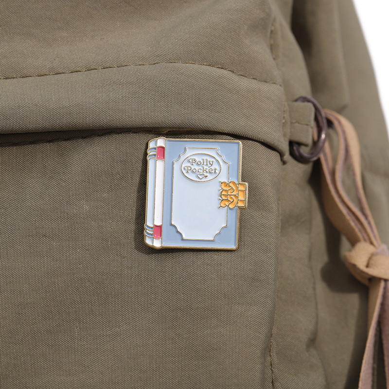 เข็มกลัดเคลือบ รูปกระเป๋าเสื้อ เหมาะกับของขวัญ สําหรับเพื่อน - รูปที่ 2