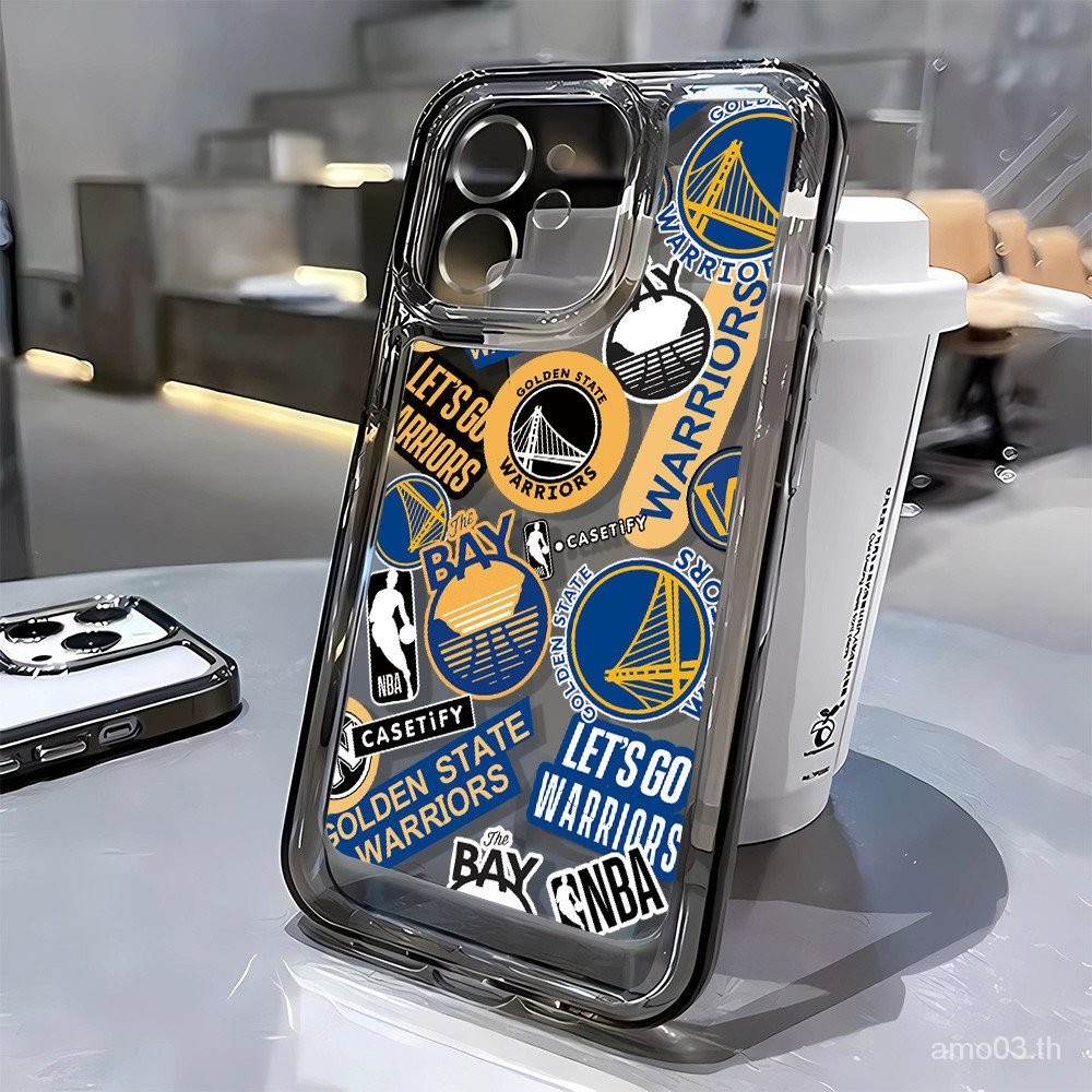 เคสโทรศัพท์มือถือใส แบบนิ่ม ลายทีม NBA กันกระแทก สําหรับ Apple iPhone 12promax A2412 12 pro max 15 14