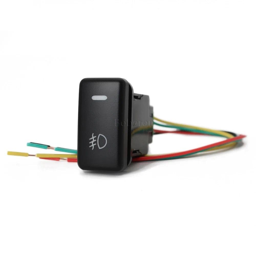 Xm-1 ชิ้น Led ไฟหน้าหมอกกระจกมองหลังความร้อนที่จอดรถเรดาร์สวิทช์ปุ่มกดสําหรับ Toyota FJ Land Cruiser Prado 120 LC100 - รูปที่ 7