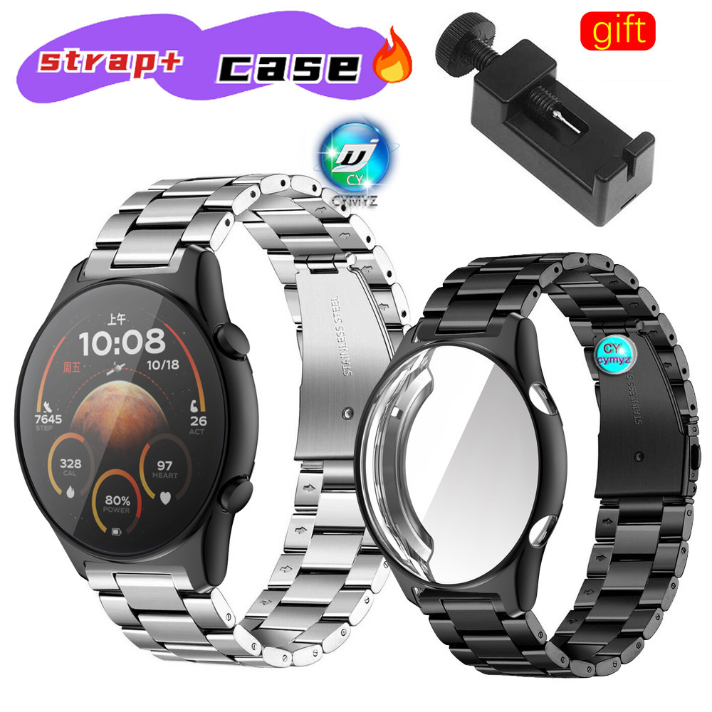 Honor Watch GS 3 GS 4 เคสป้องกัน โลหะ สายนาฬิกา สายรัดข้อมือกีฬา