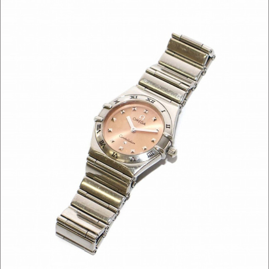 Omega Constellation Mini Michos Watch Quartz Pink Dial Direct from Japan Secondhand