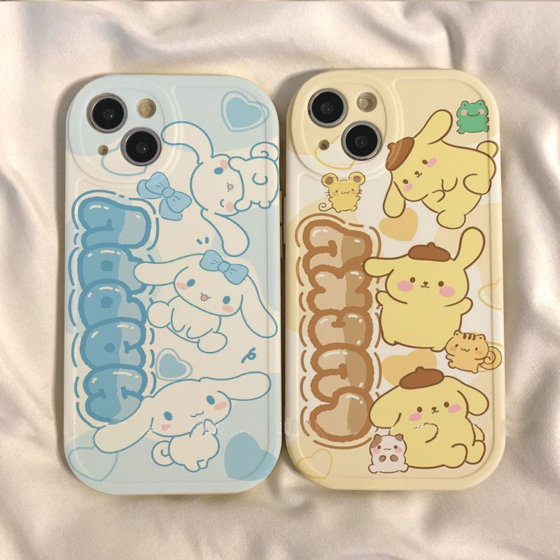เคสโทรศัพท์ซิลิโคน ลายสุนัขพุดดิ้ง สําหรับ iPhone 11 12 13 14 15 plus Pro max x xr xs max 7 8 6s plus