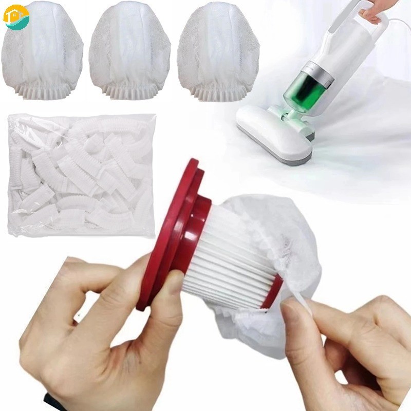 100 ชิ ้ นทนทานทิ ้ งฝุ ่ นคอลเลกชันไม ่ ทอตาข ่ ายถุงกรองสําหรับเครื ่ องดูดฝุ ่ นในครัวเรือนอุปกรณ ์ เสริม