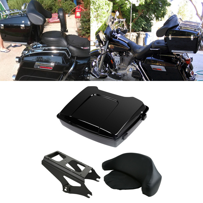 ข้อเสนอพิเศษ CVO Harley Big Gliding ไฟคู่ Street Gliding ด้านหลัง Trunk Road King ดัดแปลงอุปกรณ์เสริ