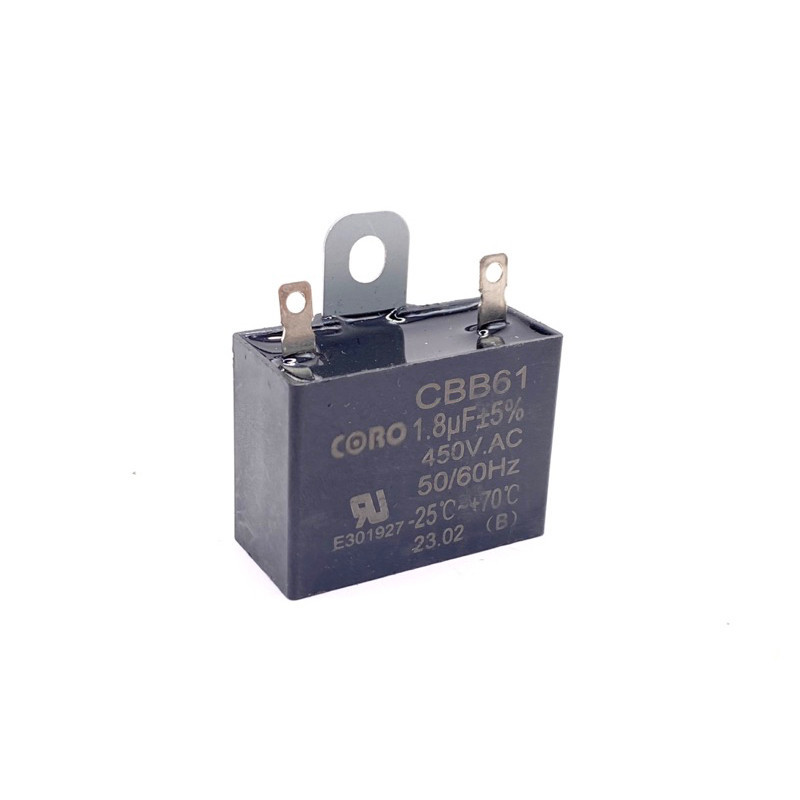 1.8uf 450V พร้อมส่ง🇹🇭🇹🇭 CBB61 พัดลม Cพัดลม พัดลมไฟฟ้า Capacitor พัดลมเพดานพัดลมพัดลมอุตสาหกรรม  ใหม่