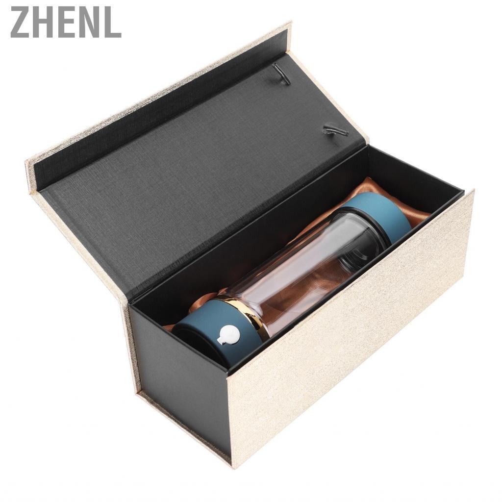 Zhenl Hydrogen Water Bottle Generator USB Maker Machine 380ml Blue ZI