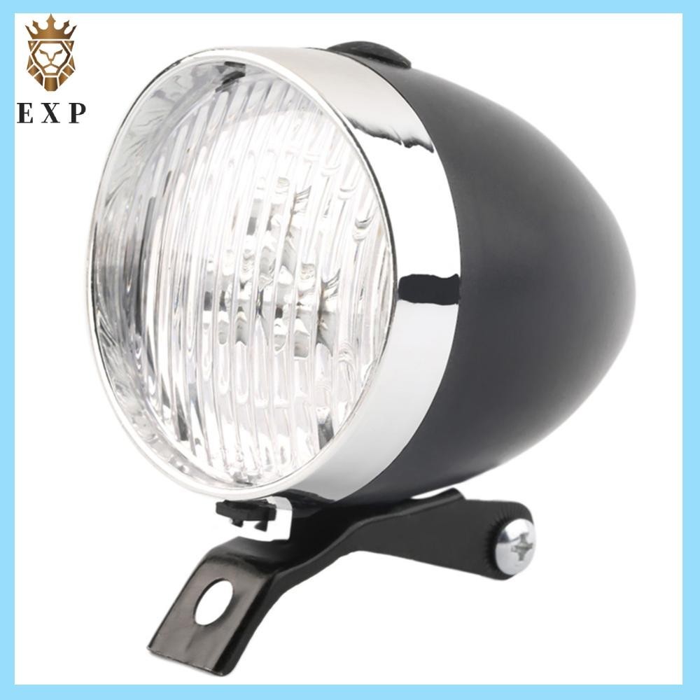 [ระเบิด1.th ] จักรยานวินเทจย ้ อนยุค 3LED ไฟหน ้ าไฟเตือนความปลอดภัยไฟกลางคืน