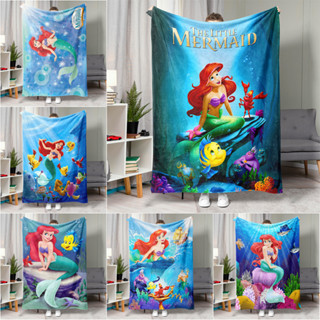 ผ้าห่มสักหลาดนางเงือกน้อย