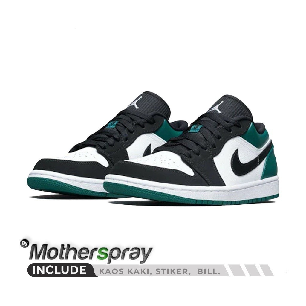 Nike Air Jordan 1 Low Mystic Green White 553558-113