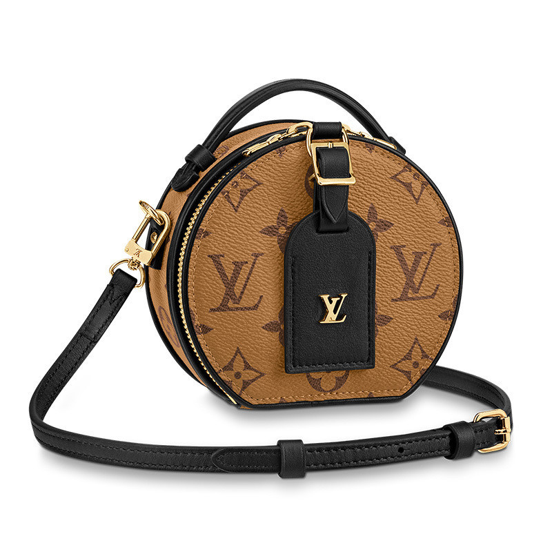 Louis Vuitton/Louis Vuitton Women's Bag LV Small and Exquisite BOITE CHAPEAU Coated Canvas Zipper Mini One Shoulder Cros